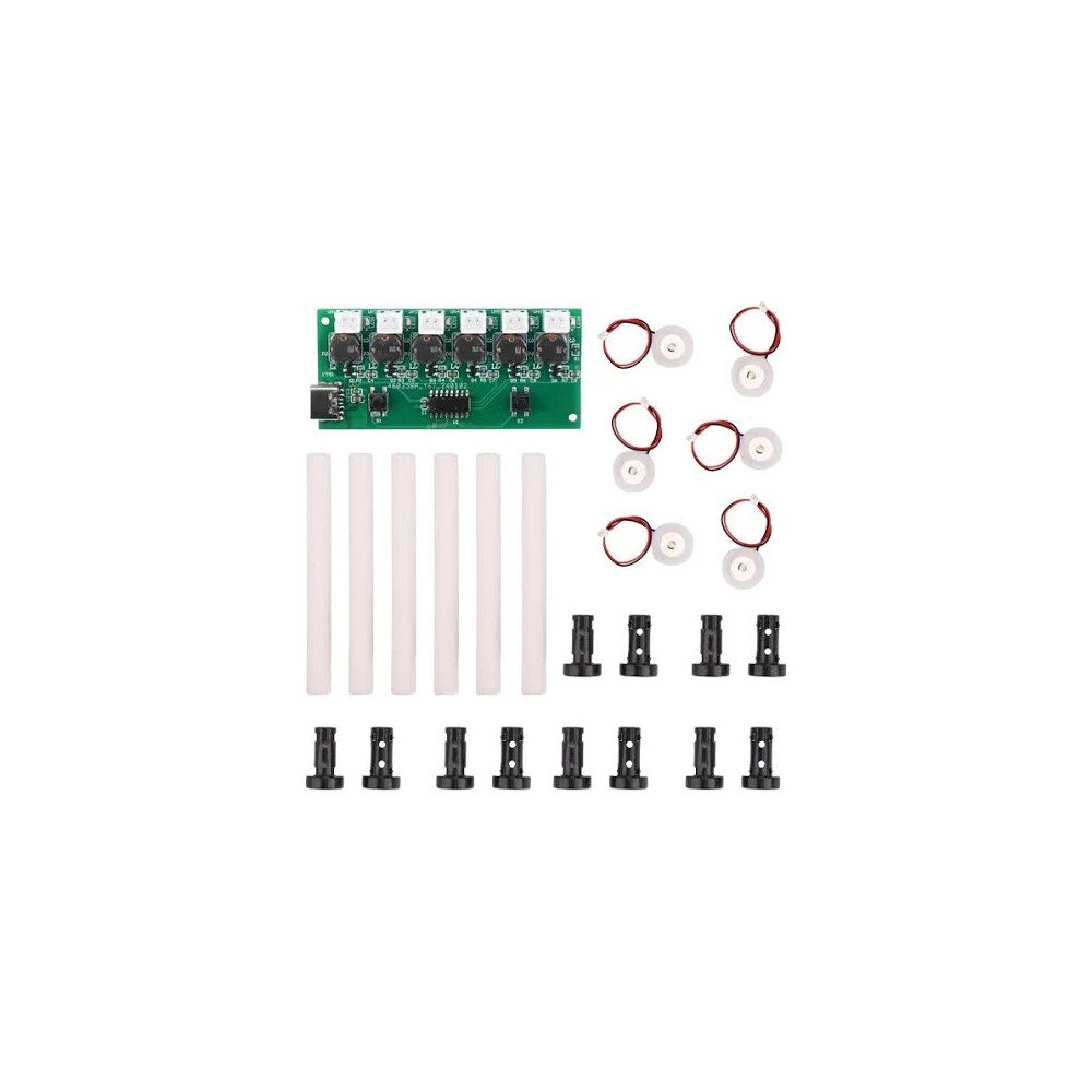 DC5V HUMIDIFIER USB SPRAY MODULE108KHZ CTYPE 6HEAD DC5V HUMIDIFIER USB SPRAY MODULE108KHZ CTYPE 6HEAD