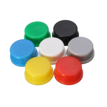 Round Cap-Tack Switch 12×12×7.3mm Multi Colour