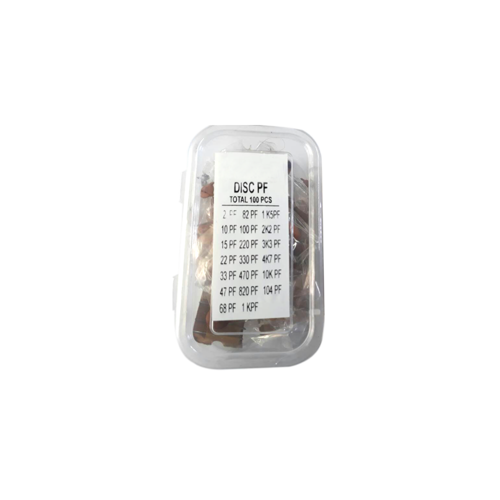 Disc Capacitor Mix 100pc/DISC CAPACITOR MIX 100PC Disc Capacitor Mix 100pc/DISC CAPACITOR MIX 100PC