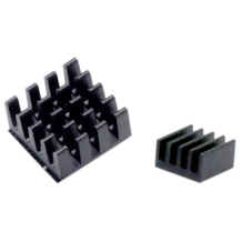 Black Aluminum Heat Sink Set for Raspberry PI