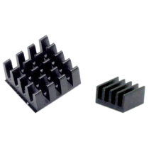 Black Aluminum Heat Sink Set for Raspberry PI