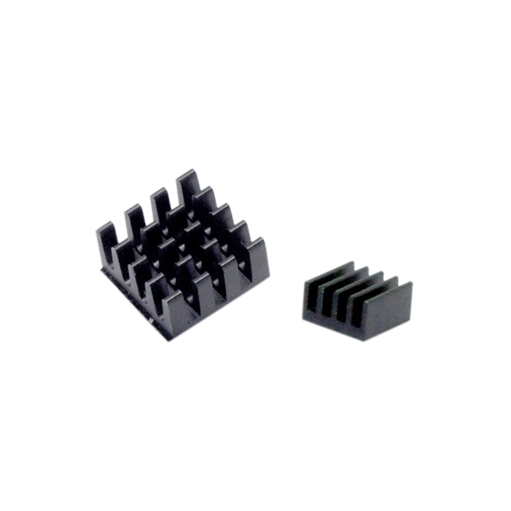 Black Aluminum Heat Sink Set for Raspberry PI Black Aluminum Heat Sink Set for Raspberry PI