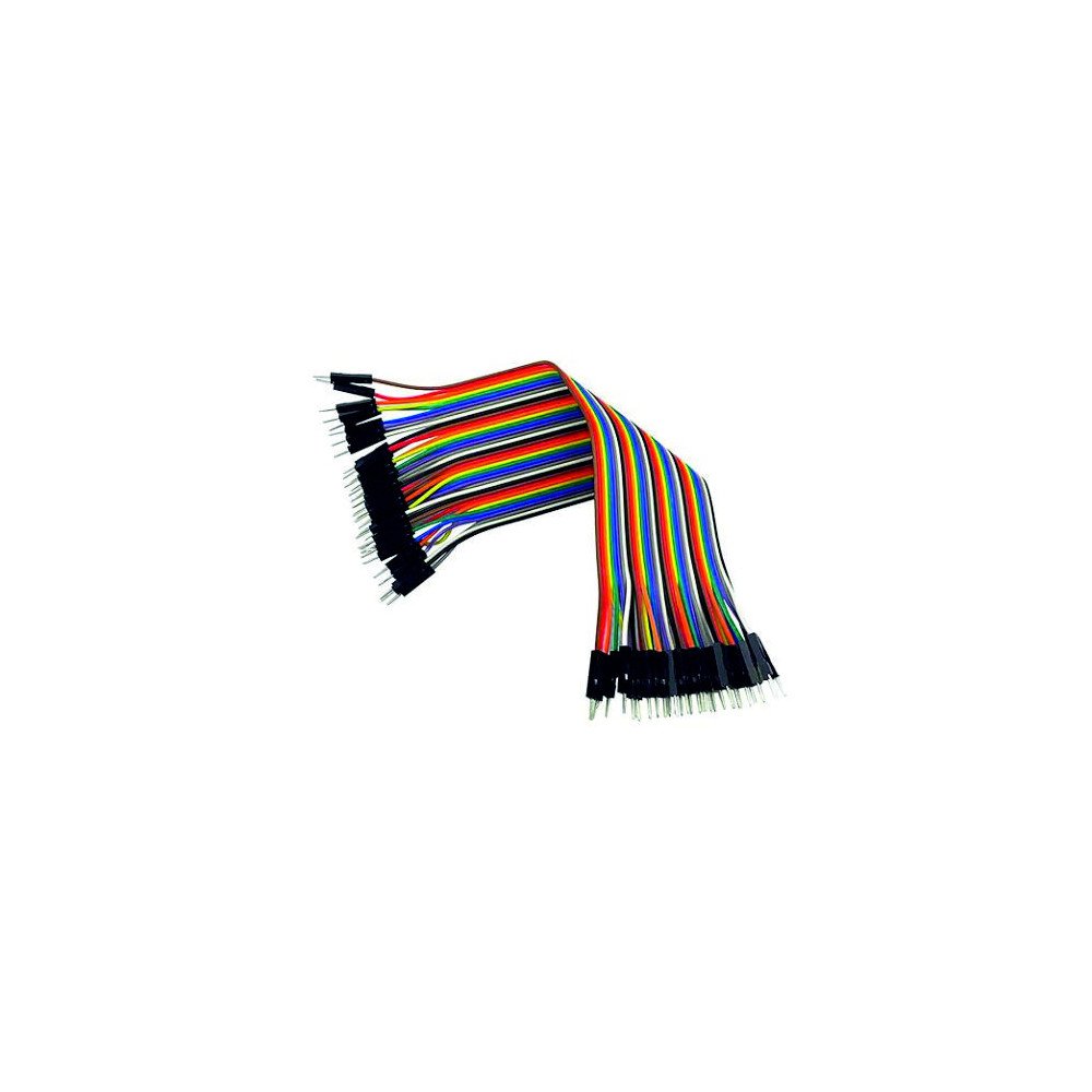 M TO M DUPONT LINE 40 PIN 20CM M TO M DUPONT LINE 40 PIN 20CM
