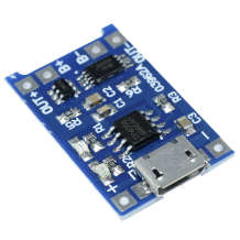 TP4056 1A Lipo Battery Charging Board Micro USB with current protection