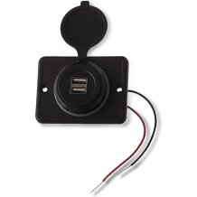 Double USB Panel Mount Charger 350