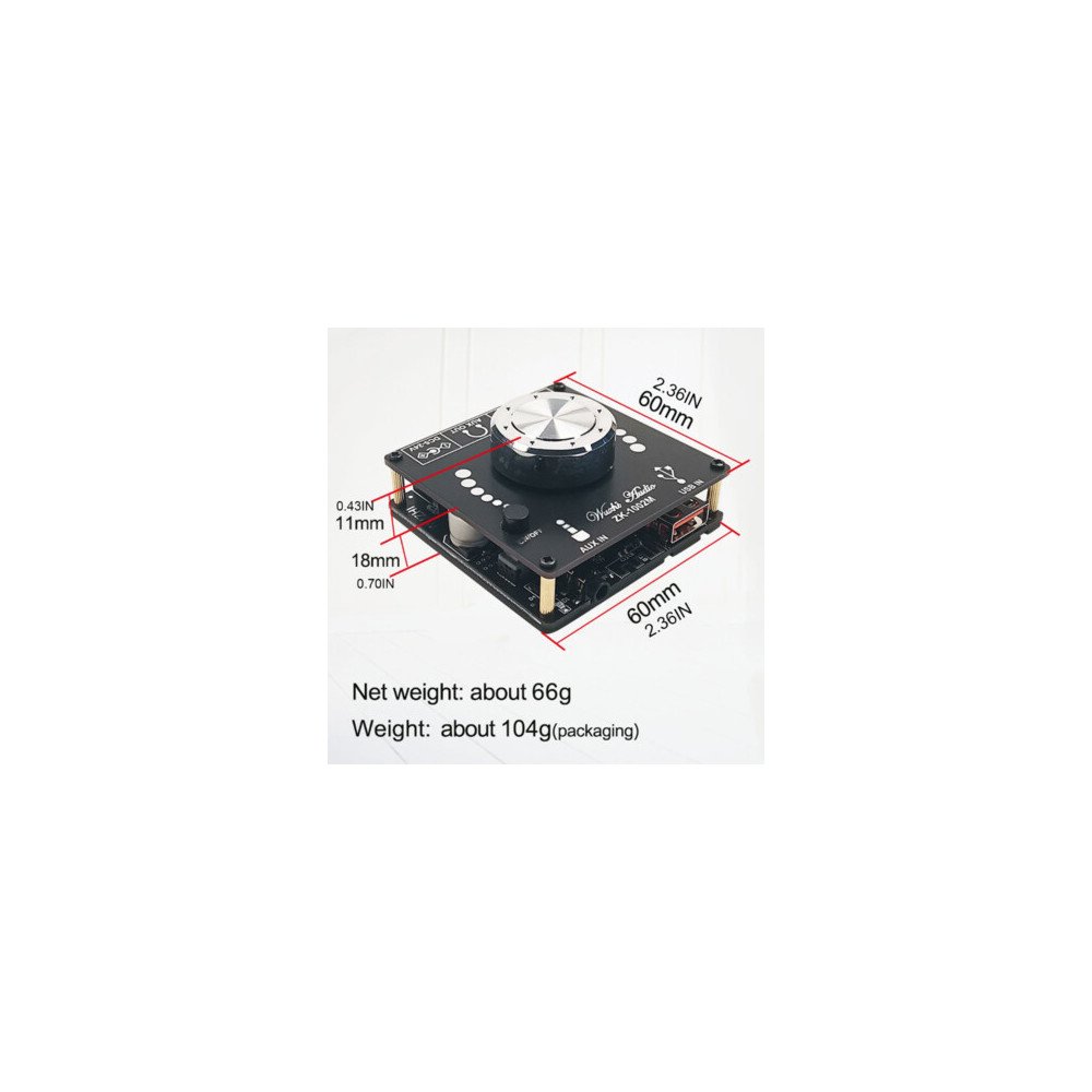2CH*30W AMP BOARD 8-24VDC BT AUX USB 2CH*30W AMP BOARD 8-24VDC BT AUX USB