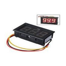 Three Wire LED Display Digital DC Voltmeter-RED