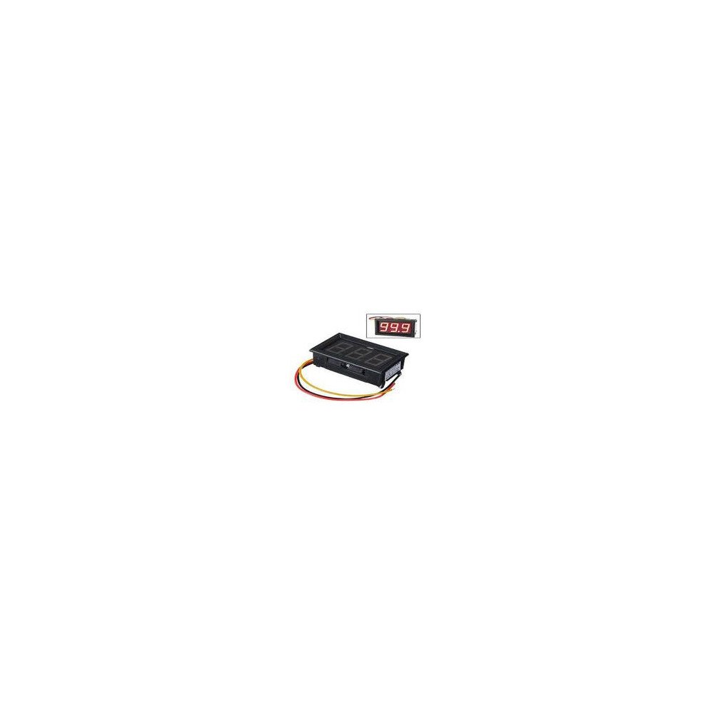 Three Wire LED Display Digital DC Voltmeter-RED Three Wire LED Display Digital DC Voltmeter-RED