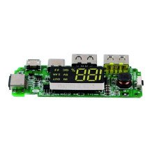 USB 5V 2.4A LEDDUAL MICRO/TYPE-C FOR 18650 CELL
