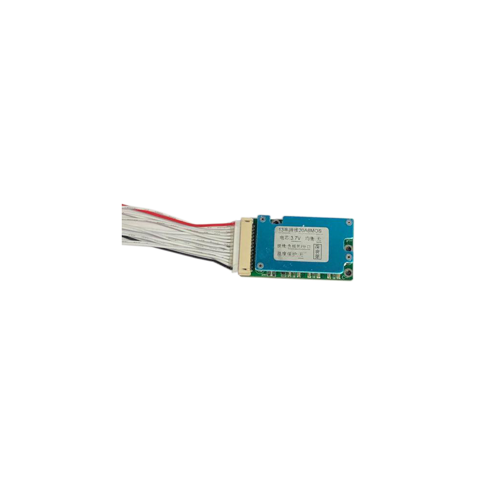 13S 48V 20A PCB PCM Li-ion Lithium Cell Battery BMS Protection Board + Cabel 13S 48V 20A PCB PCM Li-ion Lithium Cell Battery BMS Protection Board + Cabel