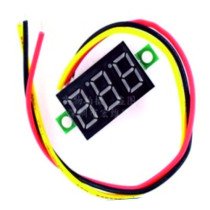 0.36" DC 0-100 3WIRE VOLTMETER RED