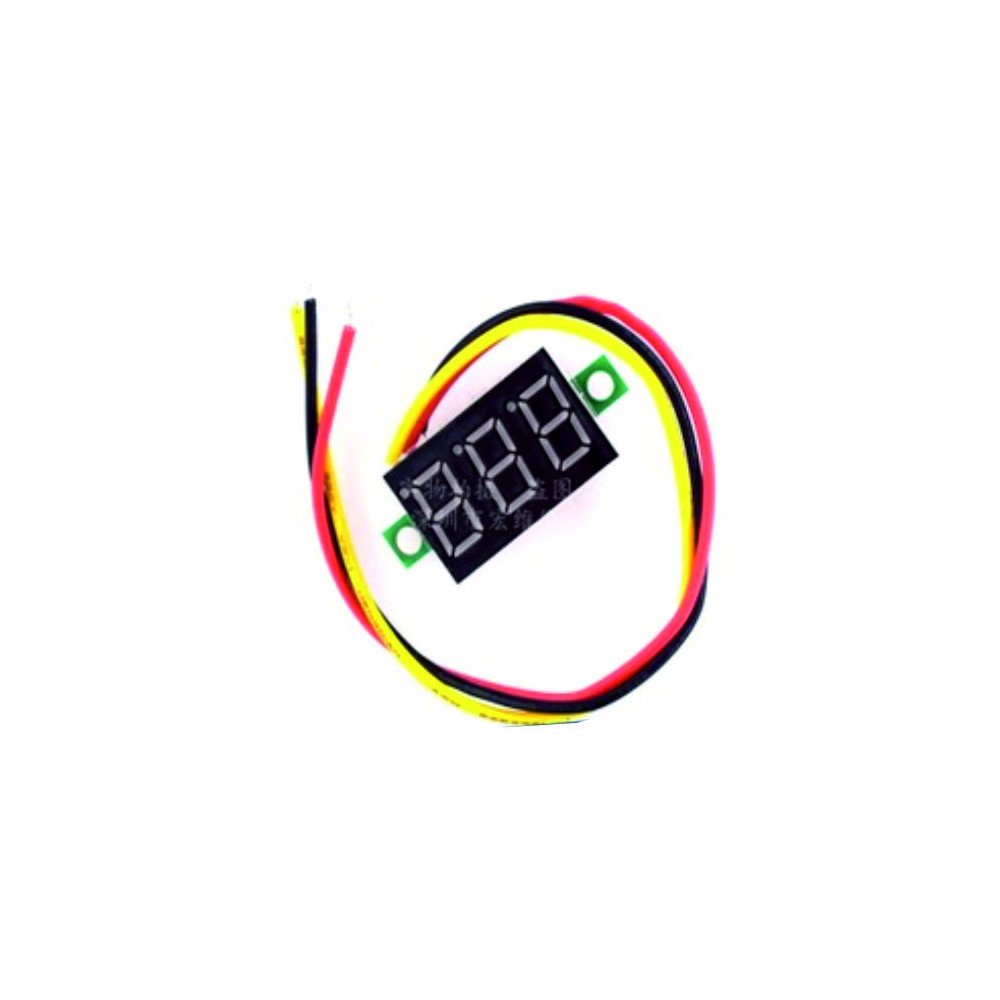 0.36" DC 0-100 3WIRE VOLTMETER RED 0.36" DC 0-100 3WIRE VOLTMETER RED