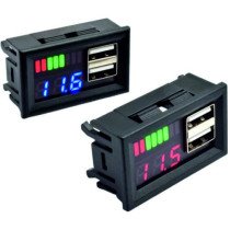 UNIVERSAL DUAL USB DIG VOLT & BATTERY DISPLAY MOD