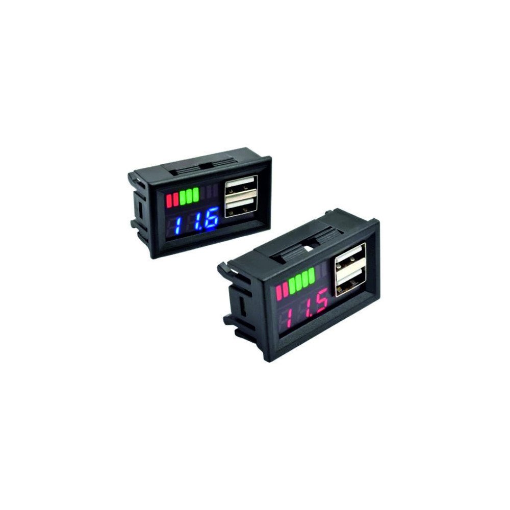 UNIVERSAL DUAL USB DIG VOLT & BATTERY DISPLAY MOD