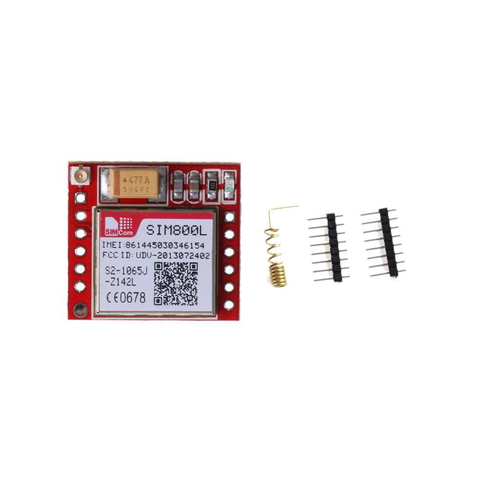 Smallest Sim800L GPRS GSM Module Microsim Card Core Board Quad-band TTL ...