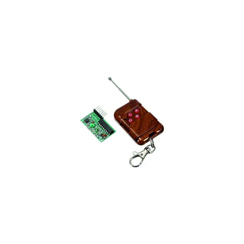 WIRELESS RECEIVER 4CH "2272/2262" WITH REMOTEKIT WIRELESS RECEIVER 4CH "2272/2262" WITH REMOTEKIT