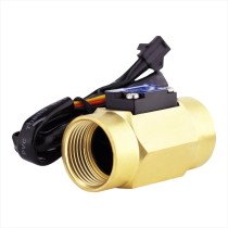 G3/4 Thread Water Flow Sensor Switch Control Meter Flowmeter 1-30L/min SEN-HZ43WB