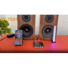 CA-TB21 2.1 Channel BT Subwoofer Amplifier Audio Board 2 * 50W+100W 12-24V for DIY Home Speakers for Home Theater