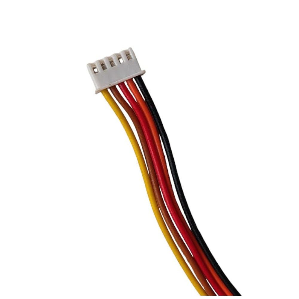 (0.5mm) 1 MTR 5 Pin JST XH 2.54mm Pitch Plug and Socket with Cable 14/36 PVC Wire.