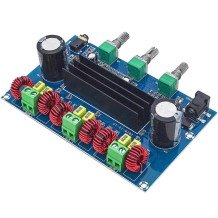 A305 BT Bluetooth 5.0 digital amplifier board TPA3116D2 dual core hi-fi 2.1 channels 2 * 50W+100W.