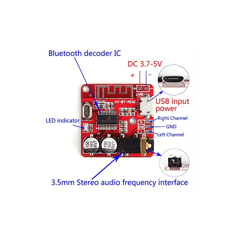 MP3 4.1 Bluetooth Decoder Board MP3 4.1 Bluetooth Decoder Board