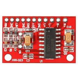 Mini Dig Power Amp 3W Dual Track Red