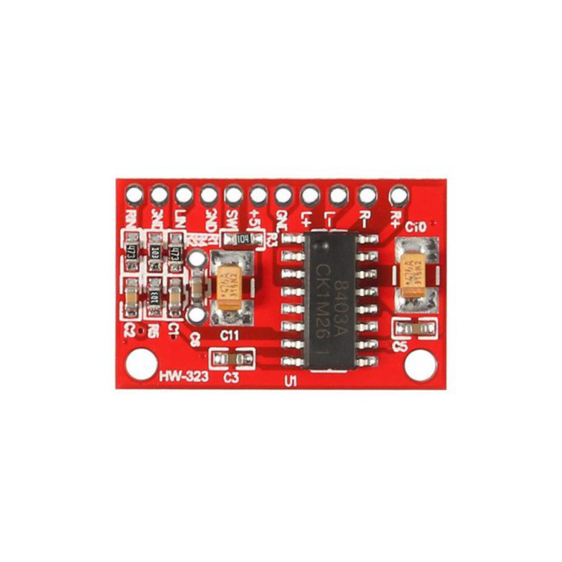 Mini Dig Power Amp 3W Dual Track Red Mini Dig Power Amp 3W Dual Track Red