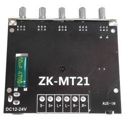 ZKMT21 / 2.1 Sub Woofer AMP Board 50W 2ch Bluetooth+AUX