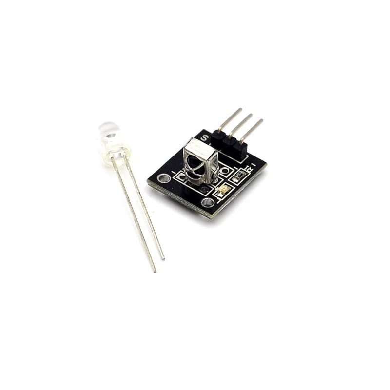 TSOP IR RECEIVER MODULE WITH REMOTE AND LED SET TSOP IR RECEIVER MODULE WITH REMOTE AND LED SET