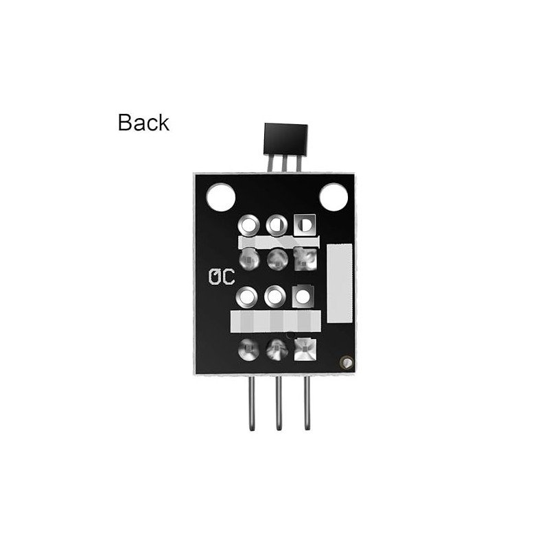 INVENTO Analog Hall Magnetic Sensor Module Black Digital Interface 3Pin KY-035 Automotive Electronic Hobby Kit INVENTO Analog Hall Magnetic Sensor Module Black Digital Interface 3Pin KY-035 Automotive Electronic Hobby Kit
