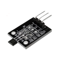 INVENTO Analog Hall Magnetic Sensor Module Black Digital Interface 3Pin KY-035 Automotive Electronic Hobby Kit