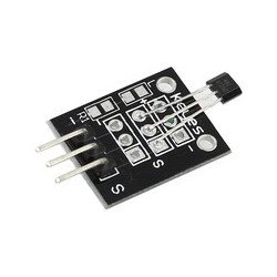 INVENTO Analog Hall Magnetic Sensor Module Black Digital Interface 3Pin KY-035 Automotive Electronic Hobby Kit