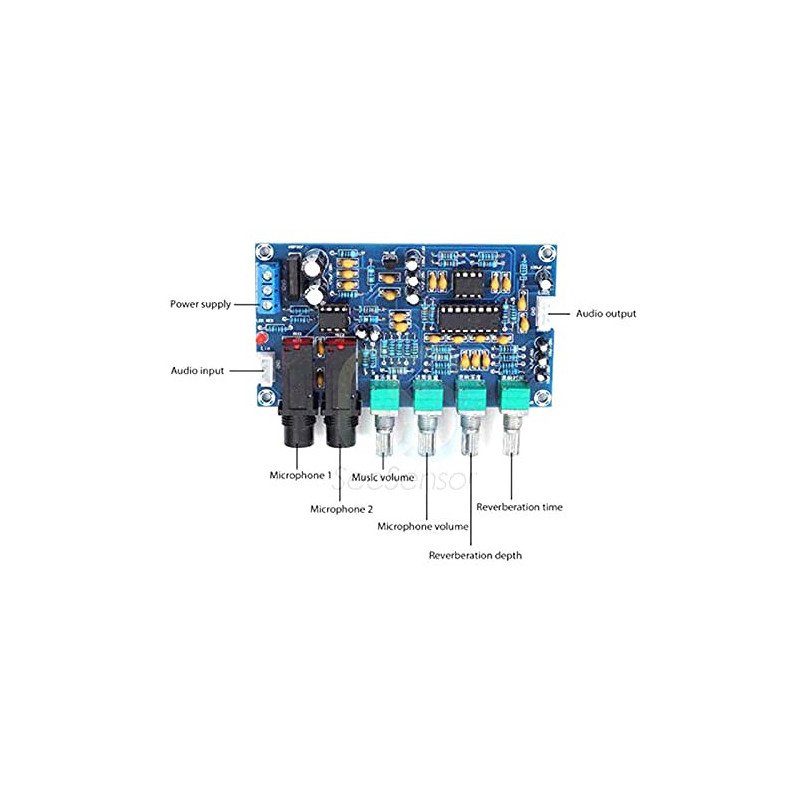 XH-M173 KARAOKE MICROPHONE AMP MODULE ST AC 12V XH-M173 KARAOKE MICROPHONE AMP MODULE ST AC 12V