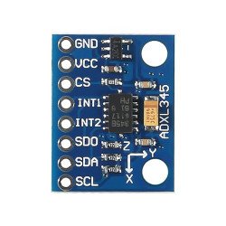 Unsoldered GY-291 ADXL345 digital three-axis acceleration of gravity tilt module IIC / SPI transmission