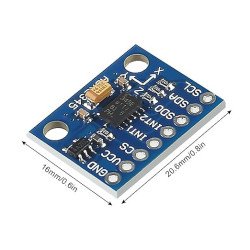 Unsoldered GY-291 ADXL345 digital three-axis acceleration of gravity tilt module IIC / SPI transmission