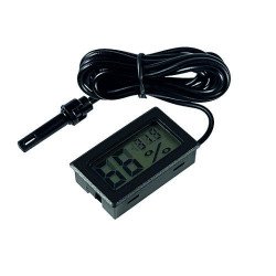 FY-12 MINILCD DIG THERMOMTR HYGROMTR 1.5MTWIRE