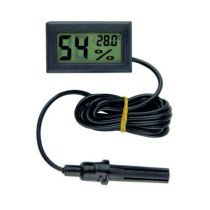 FY-12 MINILCD DIG THERMOMTR HYGROMTR 1.5MTWIRE
