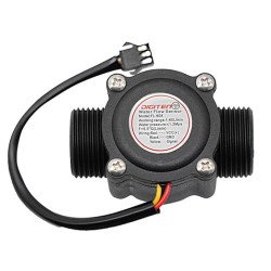 Water Flow Sensor (Sea) FS300A Flowmeter G3/4 1-60L/min 3.5-12V Black