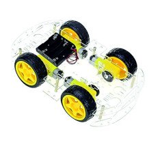 2W Transparent Robot Smart Car Chassis