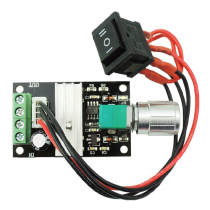 DC 6V 12V 24V 2V 3A 80W Speed Controller ADJ.