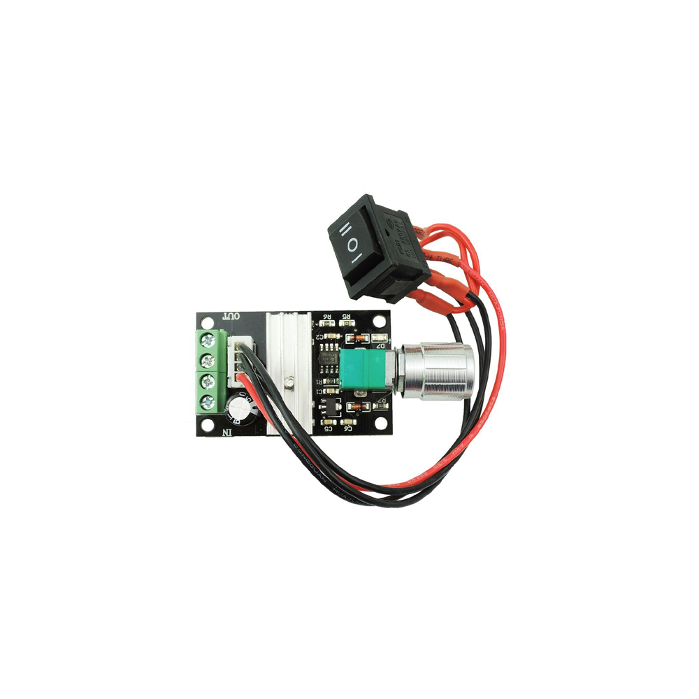 DC 6V 12V 24V 2V 3A 80W Speed Controller ADJ.