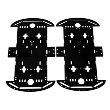 R4W BLACK ROBOT SMART CAR CHASSIS ONLY