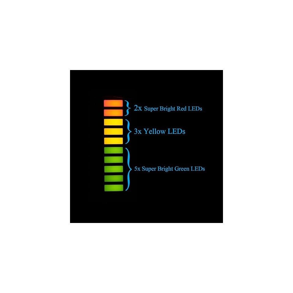 10 Segment Line Bar Display Multicolour 10 Segment Line Bar Display Multicolour