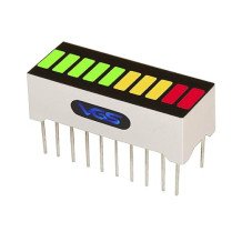 10 Segment Line Bar Display Multicolour