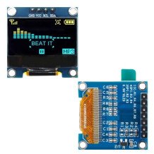 0.96" 12C IIC OLED LCD MODULE 4PIN (GND VCC) WHITE