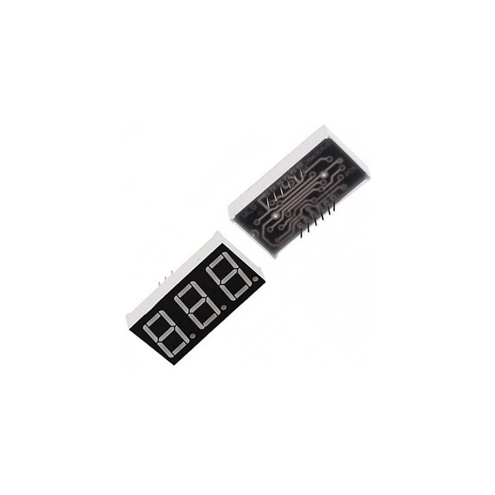 0.56" 3 Digit 7 Segment Display 0.56" 3 Digit 7 Segment Display