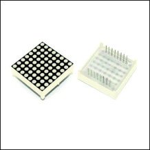 8X8 RED 64 LED DOT MATRIX 3MM CA 32*32 MM