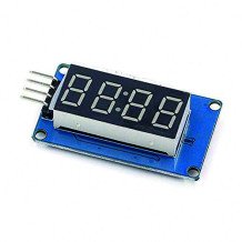 4 BITS TM 1637 RED LED DISPLAY MODULE & CLOCK