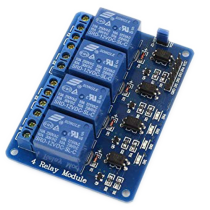 4 Channel Relay Module with light coupling 12V