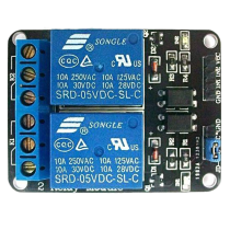2 Channel Relay Module 5V with Light Coupling